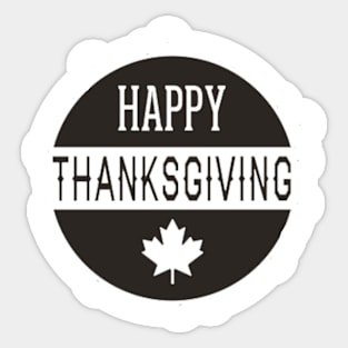 happy thanksgiving day Sticker